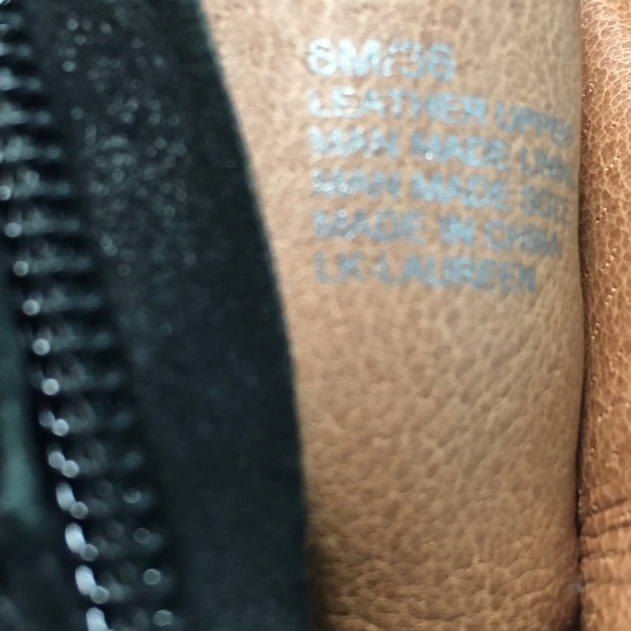 LUCKY BRAND ANKLE BOOT BLACK LEATHER SUEDE 6 - Picture 7 of 8